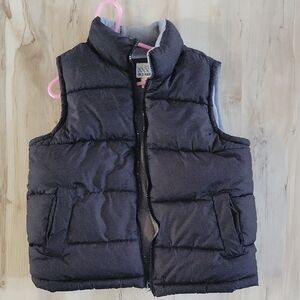 Old Navy Unisex Black Puffer Vest